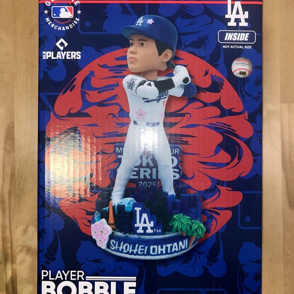 Shohei Ohtani x Takashi Murakami 2025 MLB World Tour Tokyo Series Bobblehead NEW